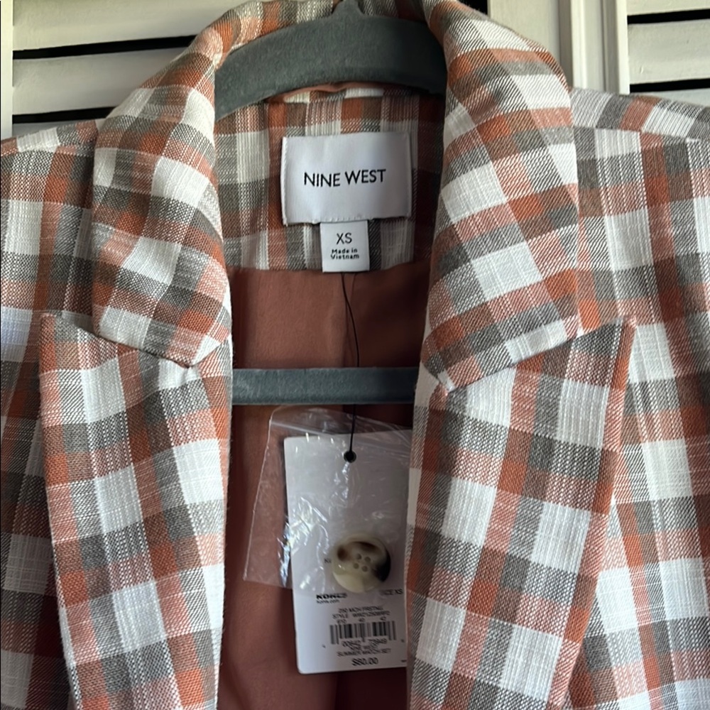 Nine West Plaid Blazer - Picture 8 of 9